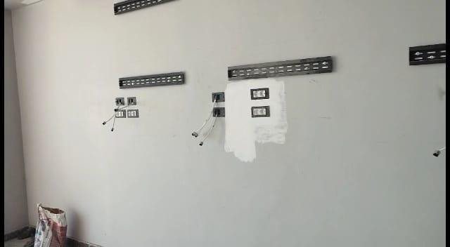 Bare site before installation