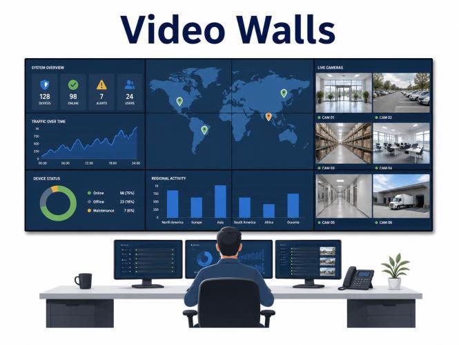 Operator video walls