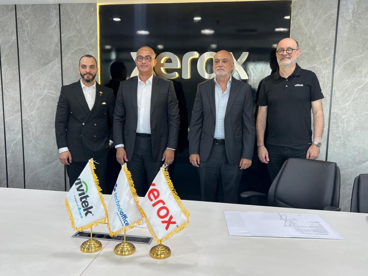 Xerox Egypt, Vivitek and Techno Office partnership signing