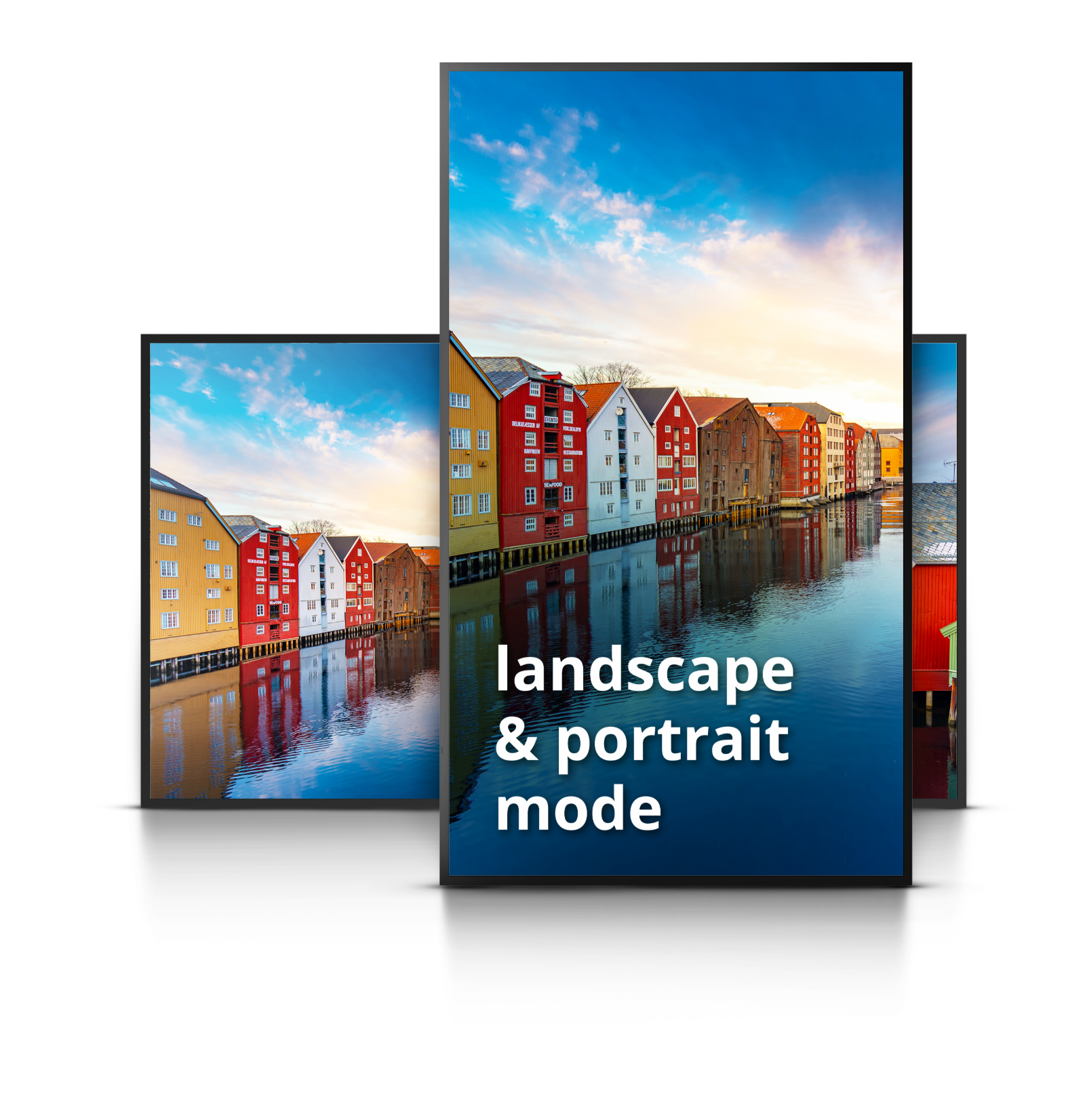 Vivitek NovoDisplay DK series in landscape and portrait mode